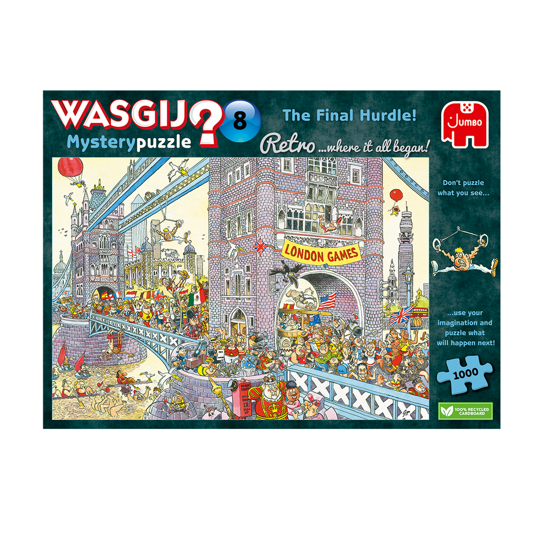 Wasgij Retro Mystery 8 - The Final Hurdle! (1000 brikker)