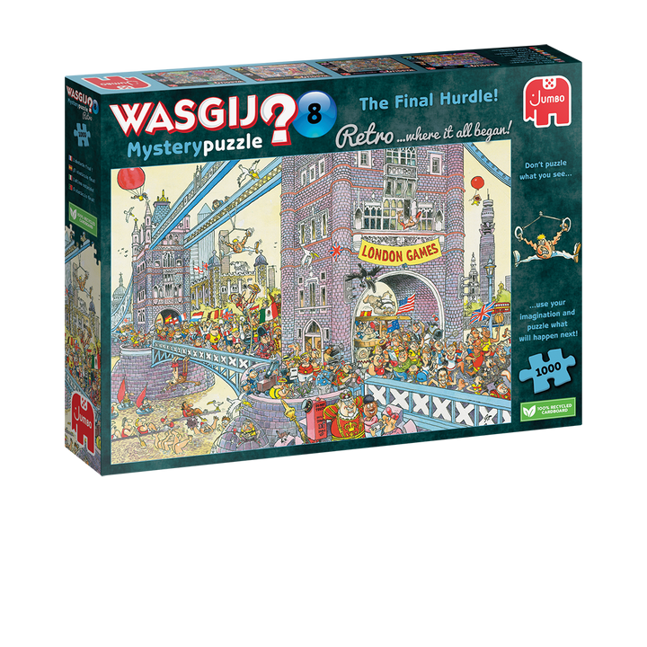 Wasgij Retro Mystery 8 - The Final Hurdle! (1000 brikker)