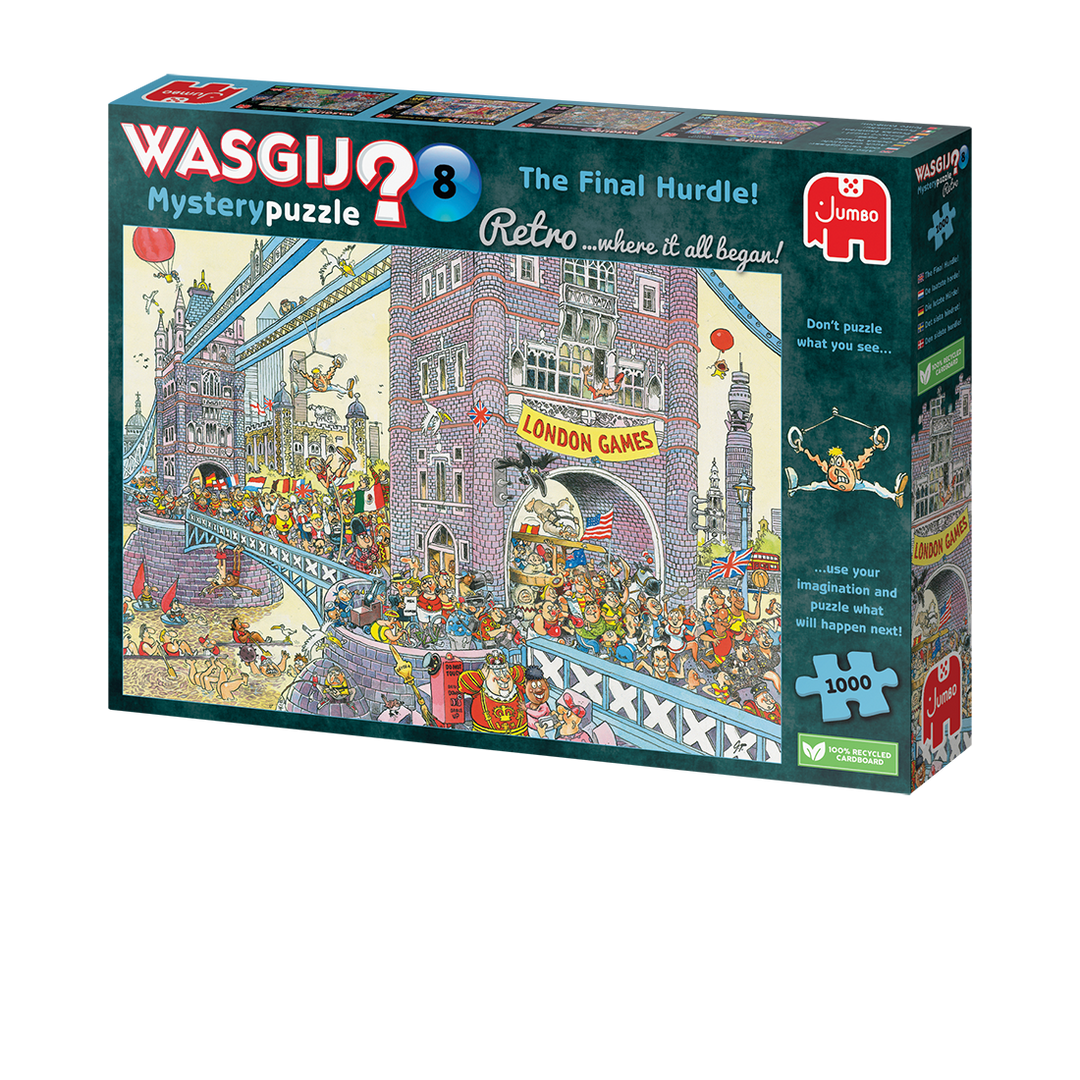 Wasgij Retro Mystery 8 - The Final Hurdle! (1000 brikker)