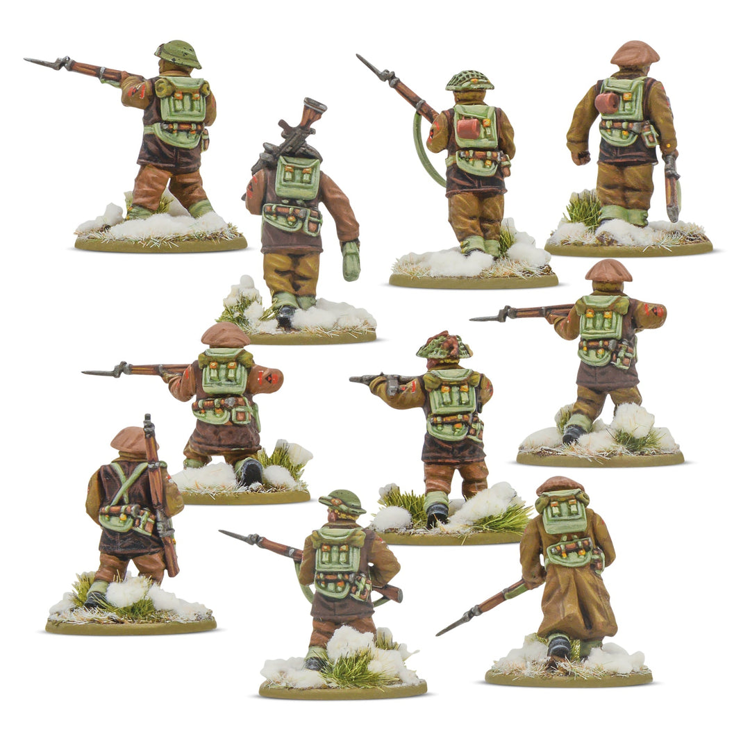 Bolt Action: 'Crossing the Rhine' - British & Canadian infantry (Winter) Starter Army