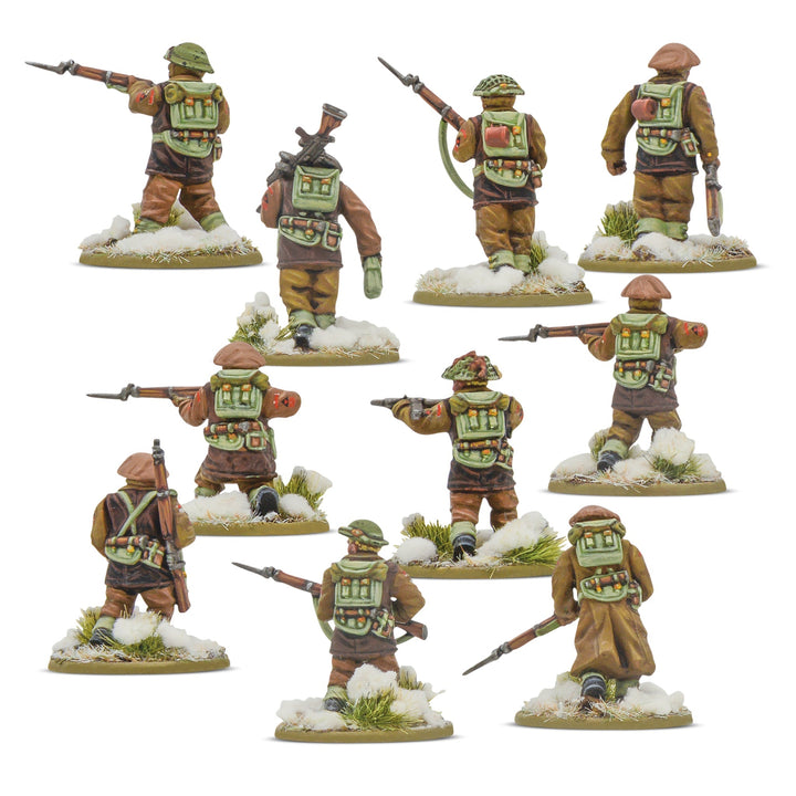 Bolt Action: 'Crossing the Rhine' - British & Canadian infantry (Winter) Starter Army