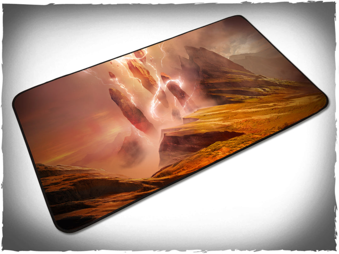Gaming mat - TCG Mountains (61x35 cm) (Deep-Cut Studio)