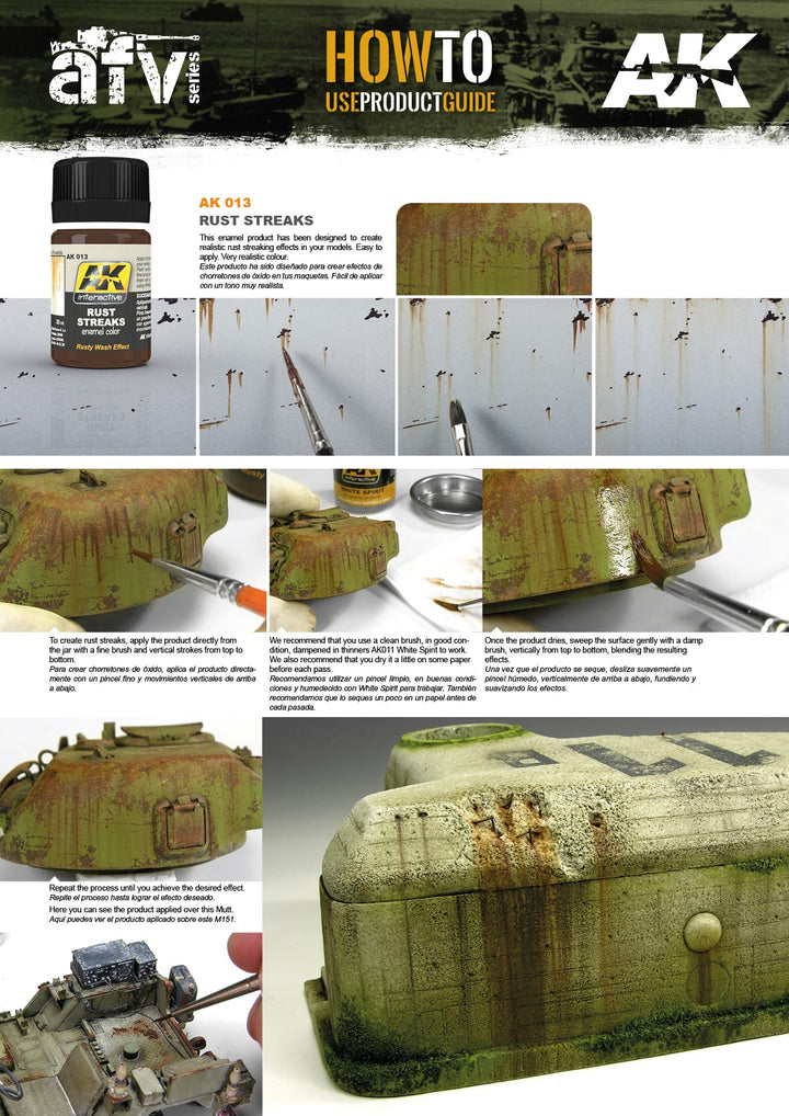 Enamel: Rust Streaks (AK Interactive) (AK013) (2)