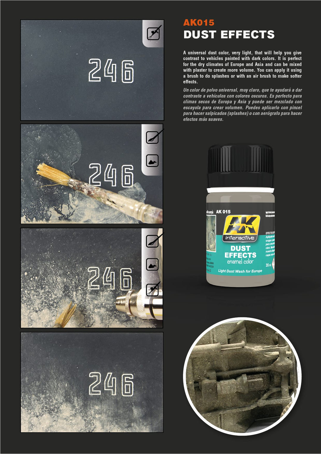 Enamel: Dust Effects (AK Interactive) (AK015) (42)