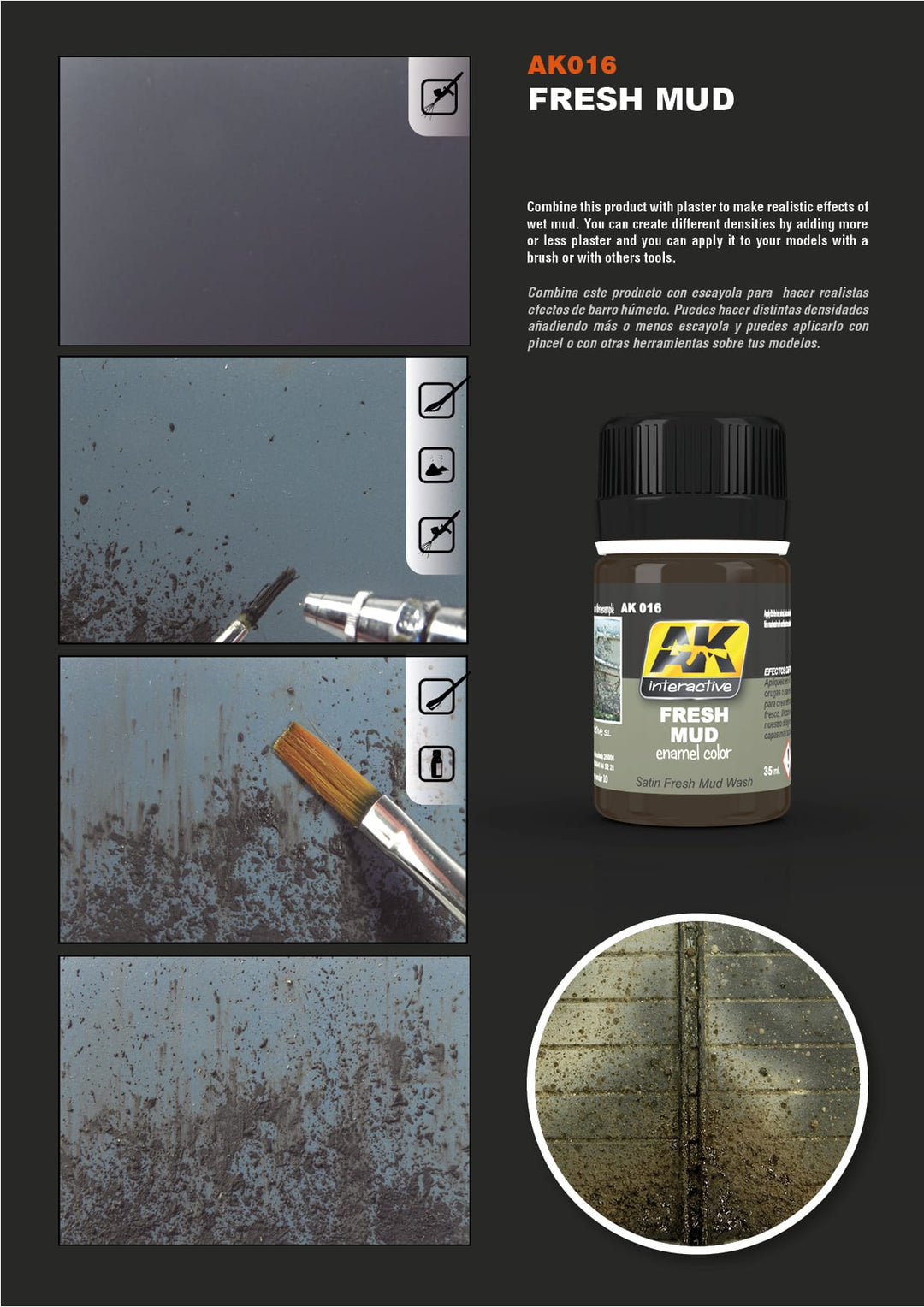 Enamel: Fresh Mud (AK Interactive) (AK016) (43)