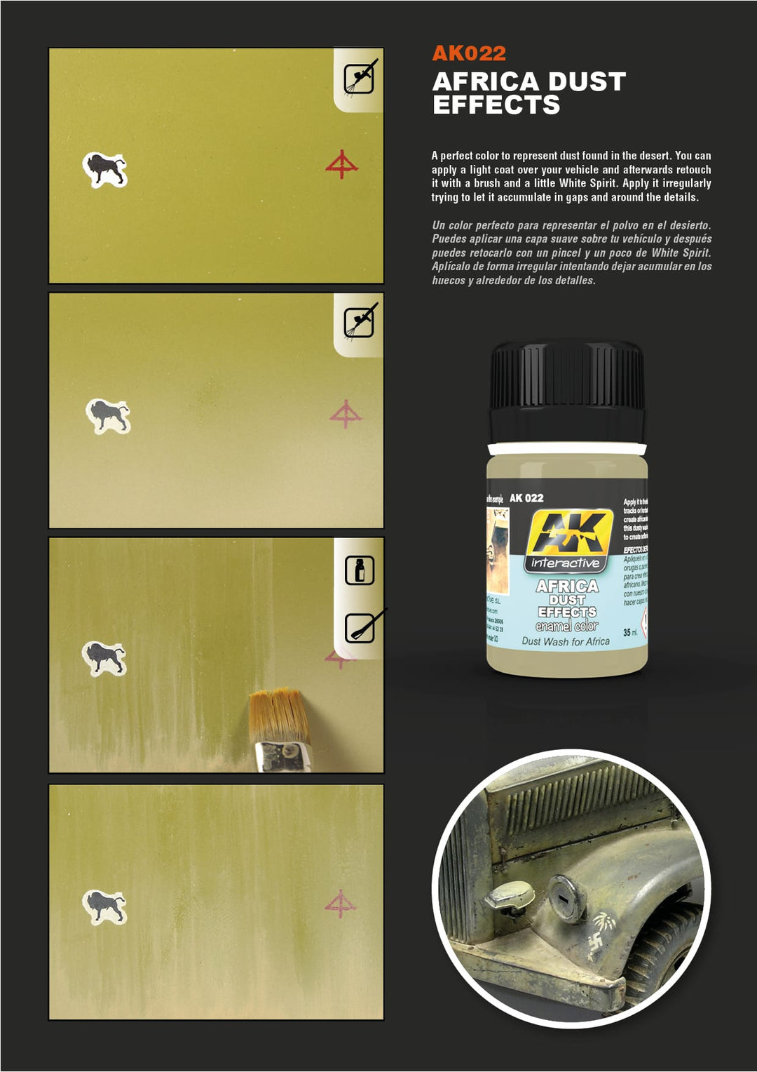 Enamel: Africa Dust Effects (AK Interactive) (AK022) (45)