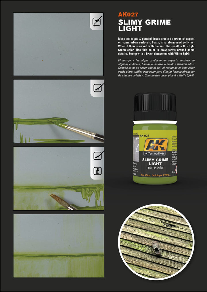 Enamel: Slimy Grime Light (AK Interactive) (AK027) (6)