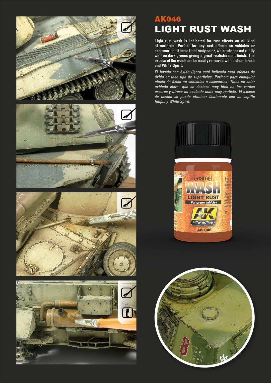 Wash: Light Rust (AK Interactive) (AK046) (17)
