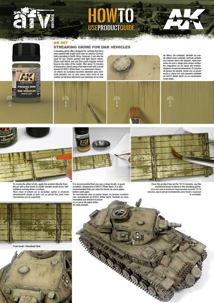 Streaking Grime for DAK Vehicles (AK Interactive) (AK067) (7)