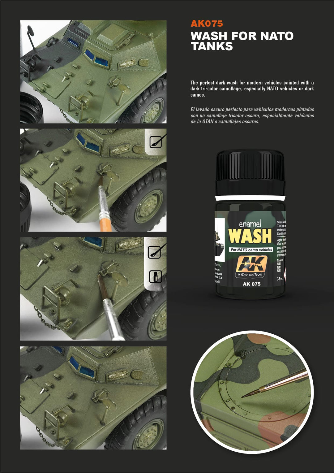 Wash: NATO Camo Vehicles (AK Interactive) (AK075) (20)