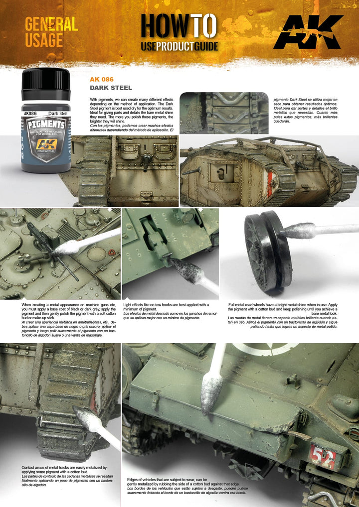 Pigments: Dark Steel (AK Interactive) (AK086) (80)
