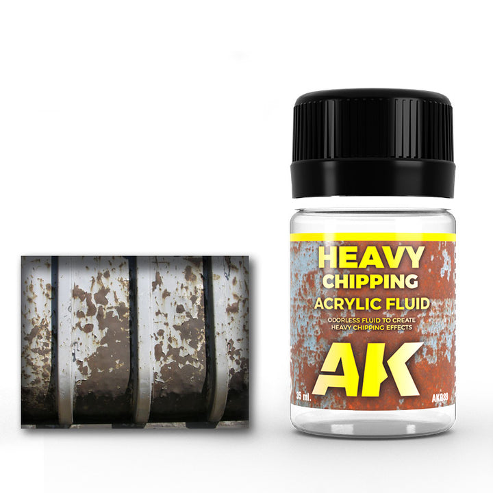 Heavy Chipping Acrylic Fluid (AK Interactive) (AK089) (98)