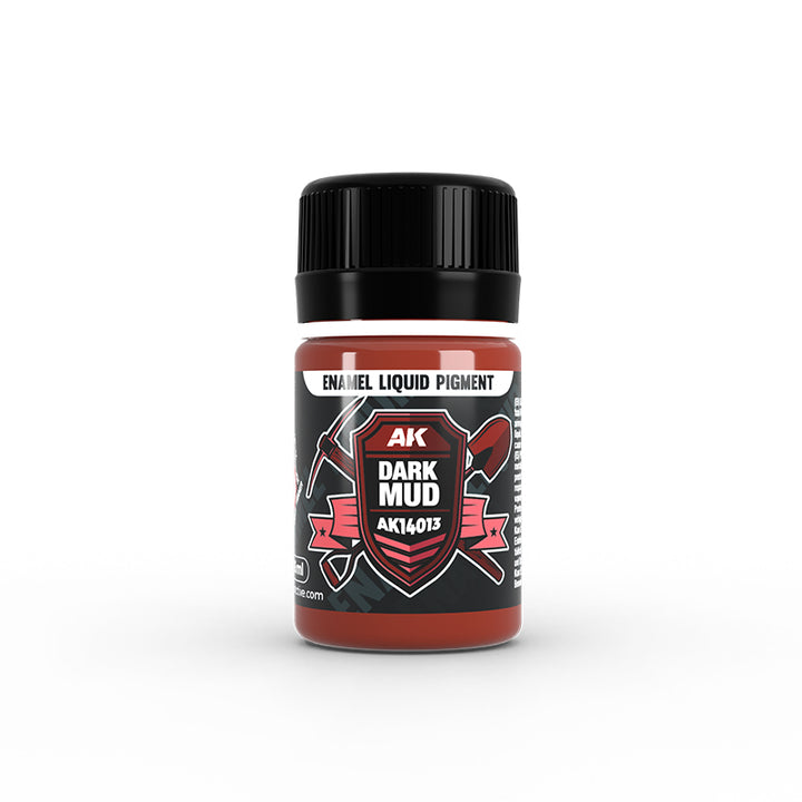 Enamel Liquid Pigment: Dark Mud (AK Interactive) (AK14013) (111)