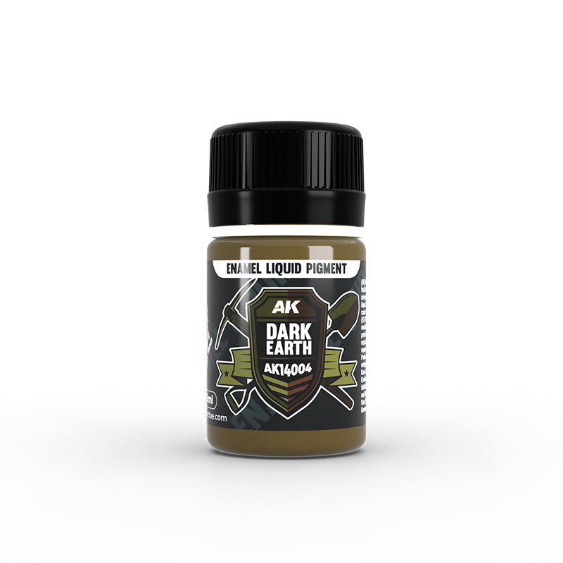 Enamel Liquid Pigment: Dark Earth (AK Interactive) (AK14004) (102)