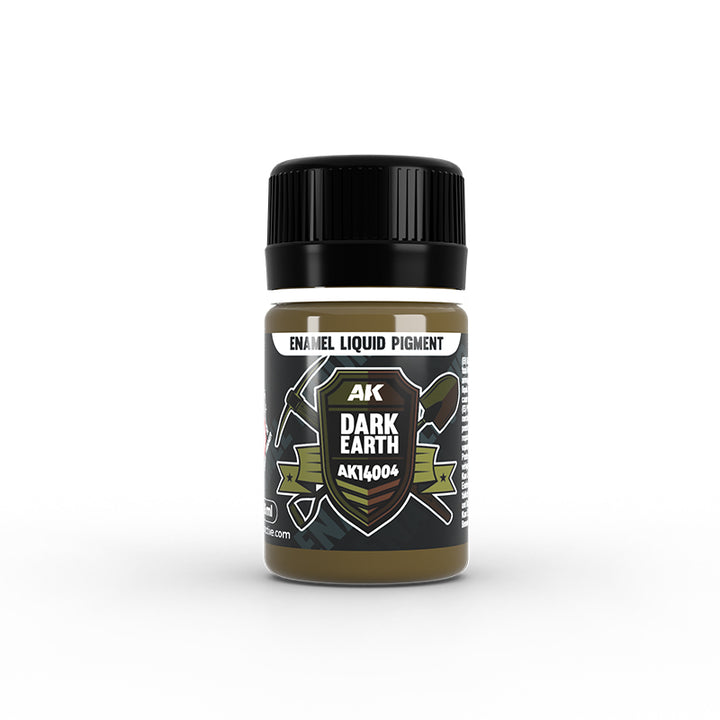 Enamel Liquid Pigment: Dark Earth (AK Interactive) (AK14004) (102)