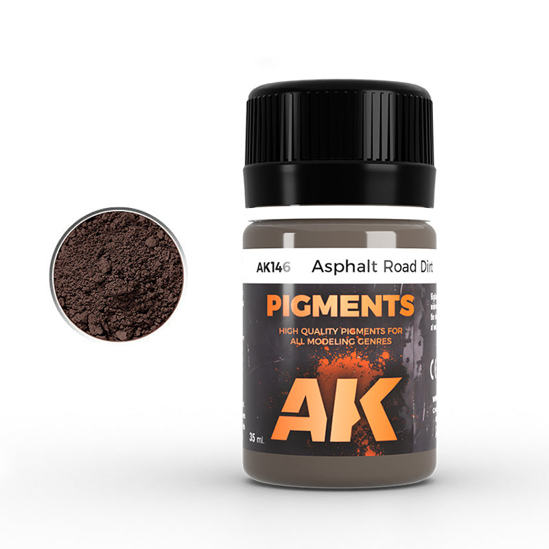 Pigments: Asphalt Road Dirt (AK Interactive) (AK146) (87)