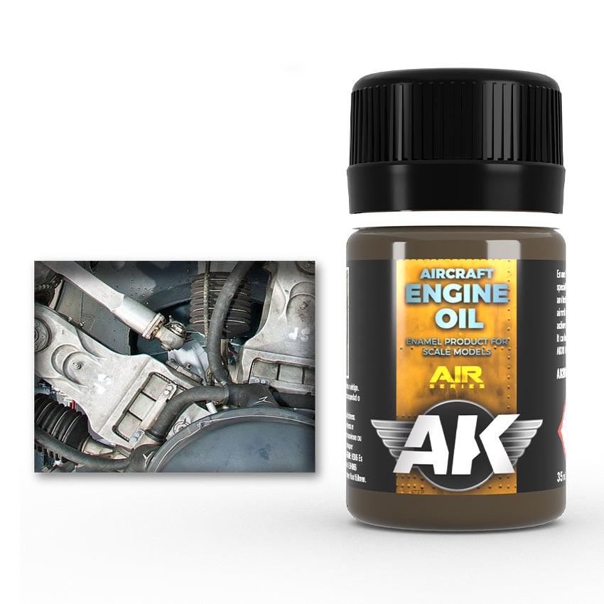 Enamel: Aircraft Engine Oil (AK Interactive) (AK2019) (41)