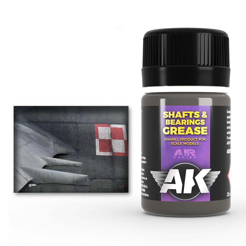Enamel: Shafts and Bearings Grease (AK Interactive) (AK2032) (31)