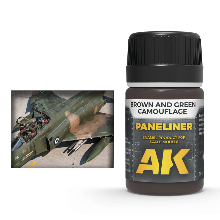 Paneliner: Brown and Green Camouflage (AK Interactive) (AK2071) (67)