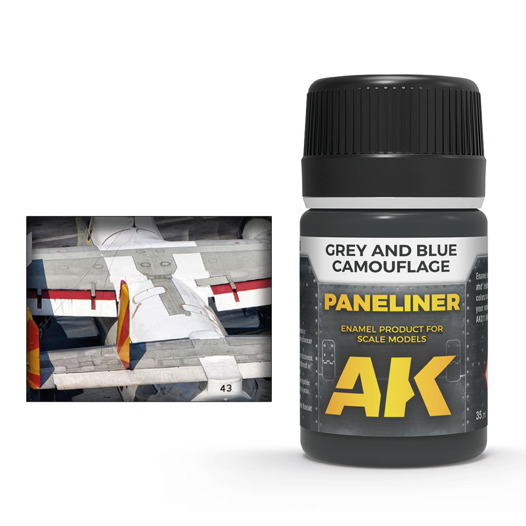 Paneliner: Grey and Blue Camouflage (AK Interactive) (AK2072) (68)