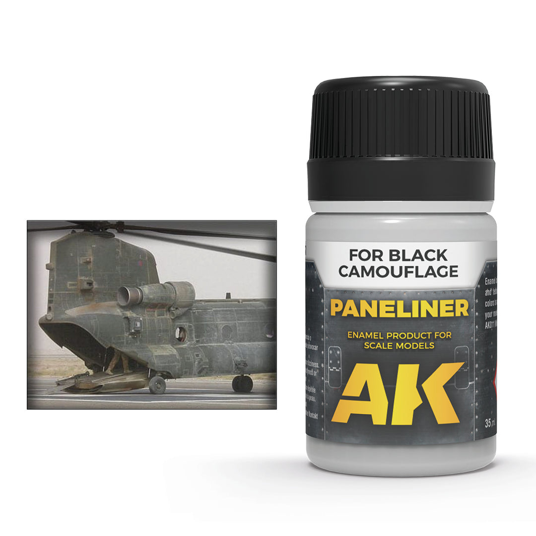 Paneliner: Black Camouflage (AK Interactive) (AK2075) (71)