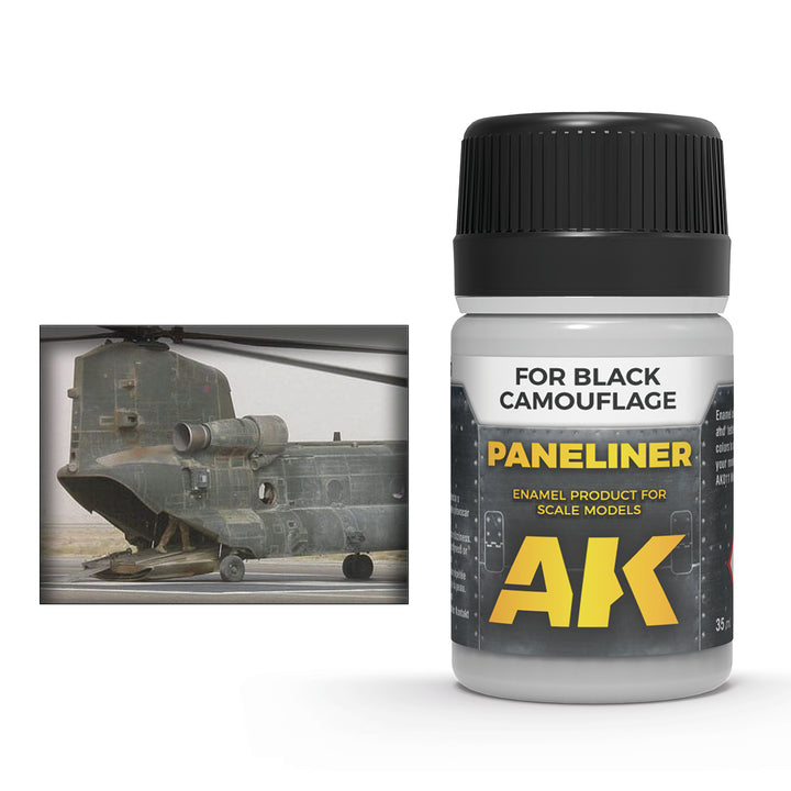 Paneliner: Black Camouflage (AK Interactive) (AK2075) (71)