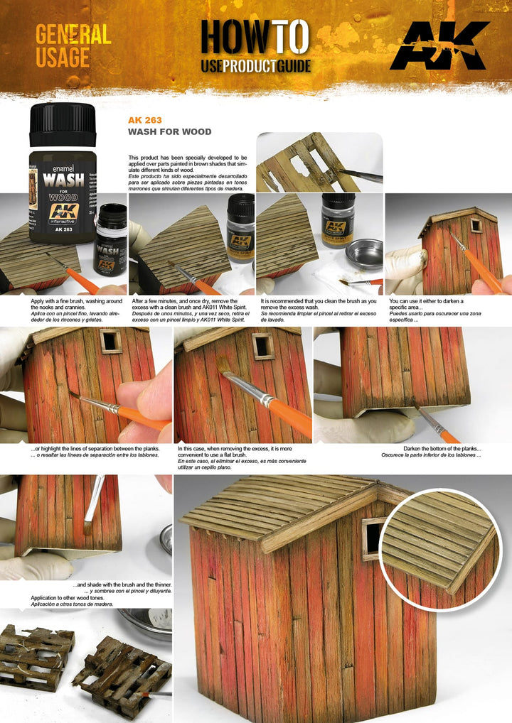 Wash: for Wood (AK Interactive) (AK263) (24)