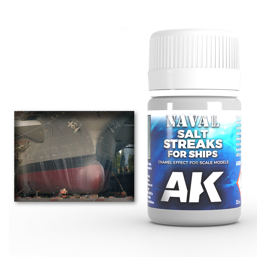 Enamel: Naval Salt Streaks for Ships (AK Interactive) (AK306) (14)