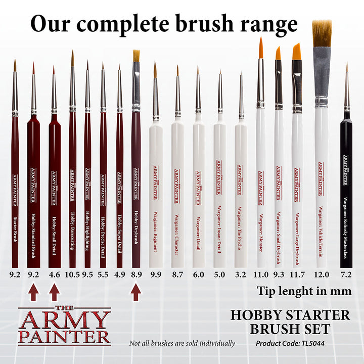Hobby Starter Brush Set (The Army Painter) (TL5044P)
