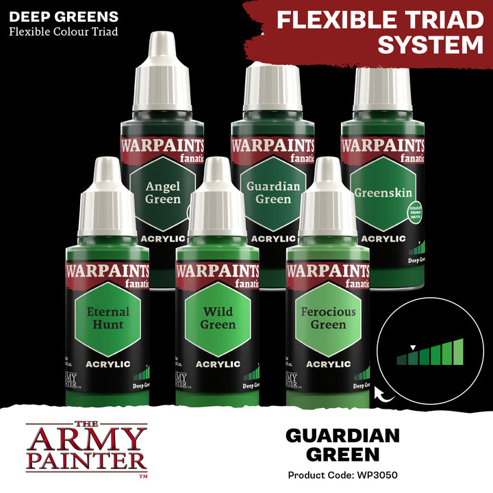 Warpaints Fanatic: Guardian Green (The Army Painter) (WP3050P) (50)