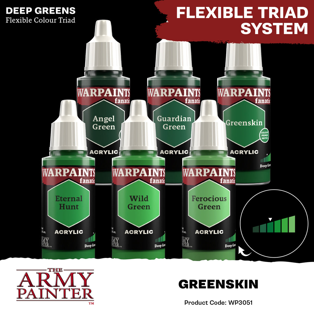 Warpaints Fanatic: Greenskin (The Army Painter) (WP3051P) (51)
