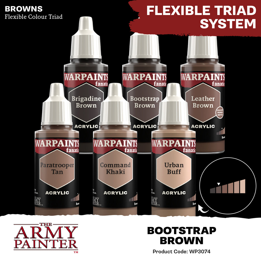 Warpaints Fanatic: Bootstrap Brown (The Army Painter) (WP3074P) (74)