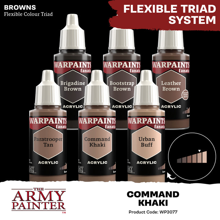 Warpaints Fanatic: Command Khaki (The Army Painter) (WP3077P) (77)