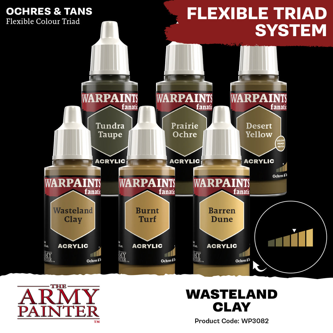 Warpaints Fanatic: Wasteland Clay (The Army Painter) (WP3082P) (82)