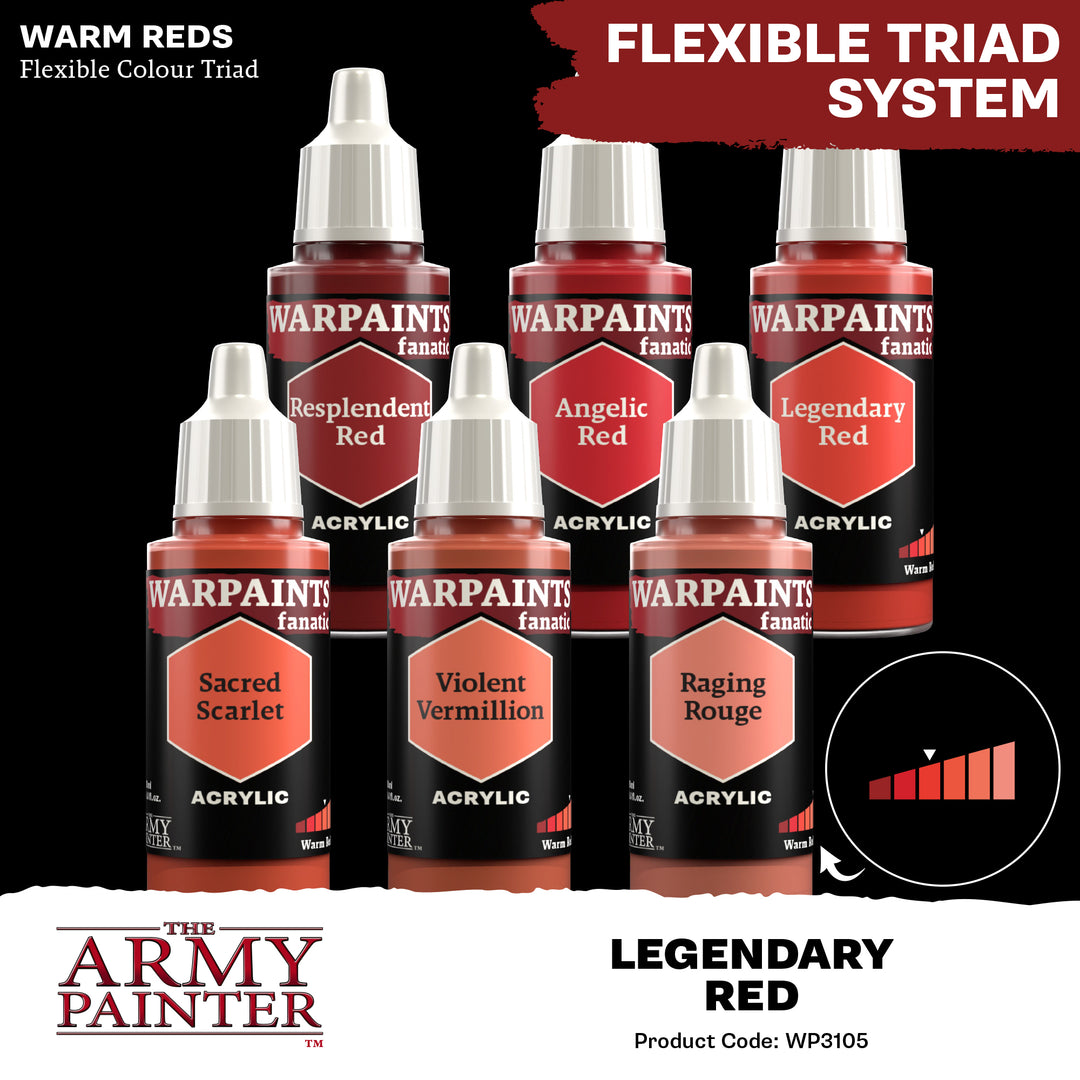 Warpaints Fanatic: Legendary Red (The Army Painter) (WP3105P) (105)