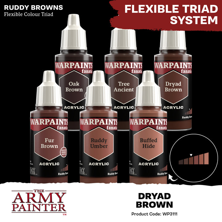 Warpaints Fanatic: Dryad Brown (The Army Painter) (WP3111P) (111)