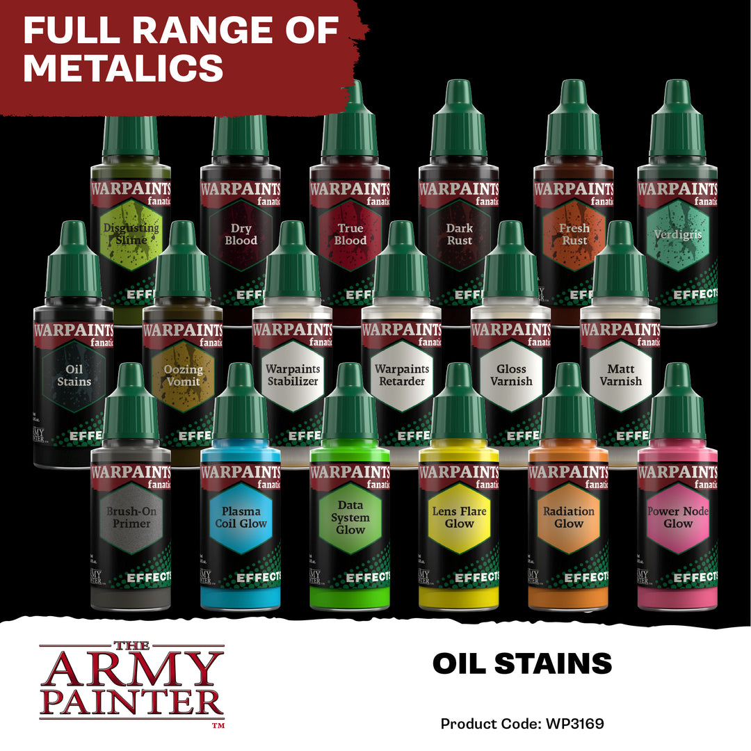 Warpaints Fanatic Effects: Oil Stains (The Army Painter) (WP3169P) (169)