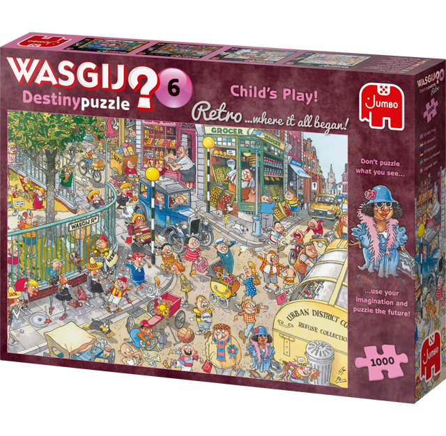 Wasgij Retro Destiny 6: Child's Play (1000 brikker)