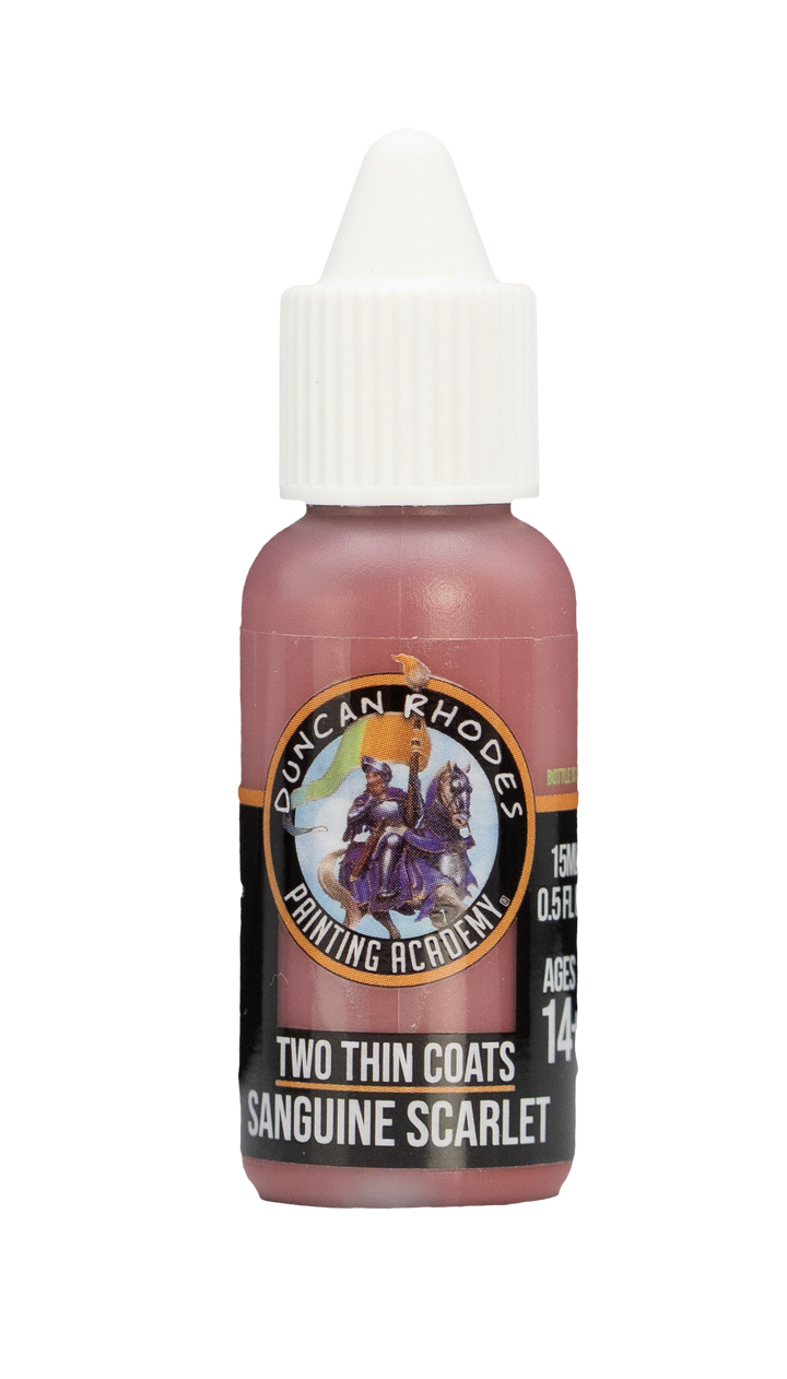 Two Thin Coats: Sanguine Scarlet (2)