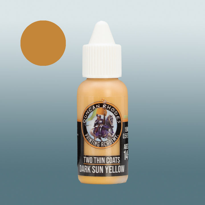 Two Thin Coats: Dark Sun Yellow (16)