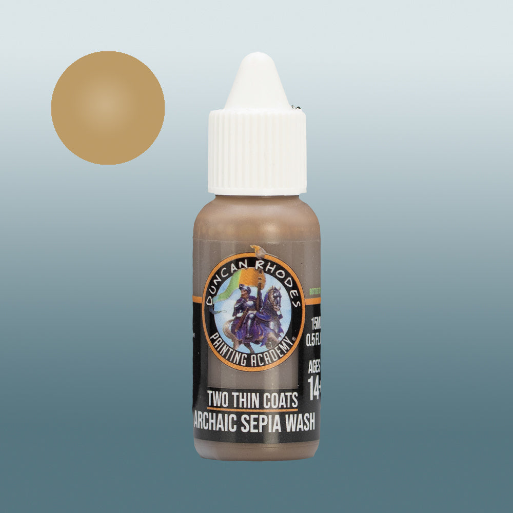 Two Thin Coats: Archaic Sepia Wash (129)