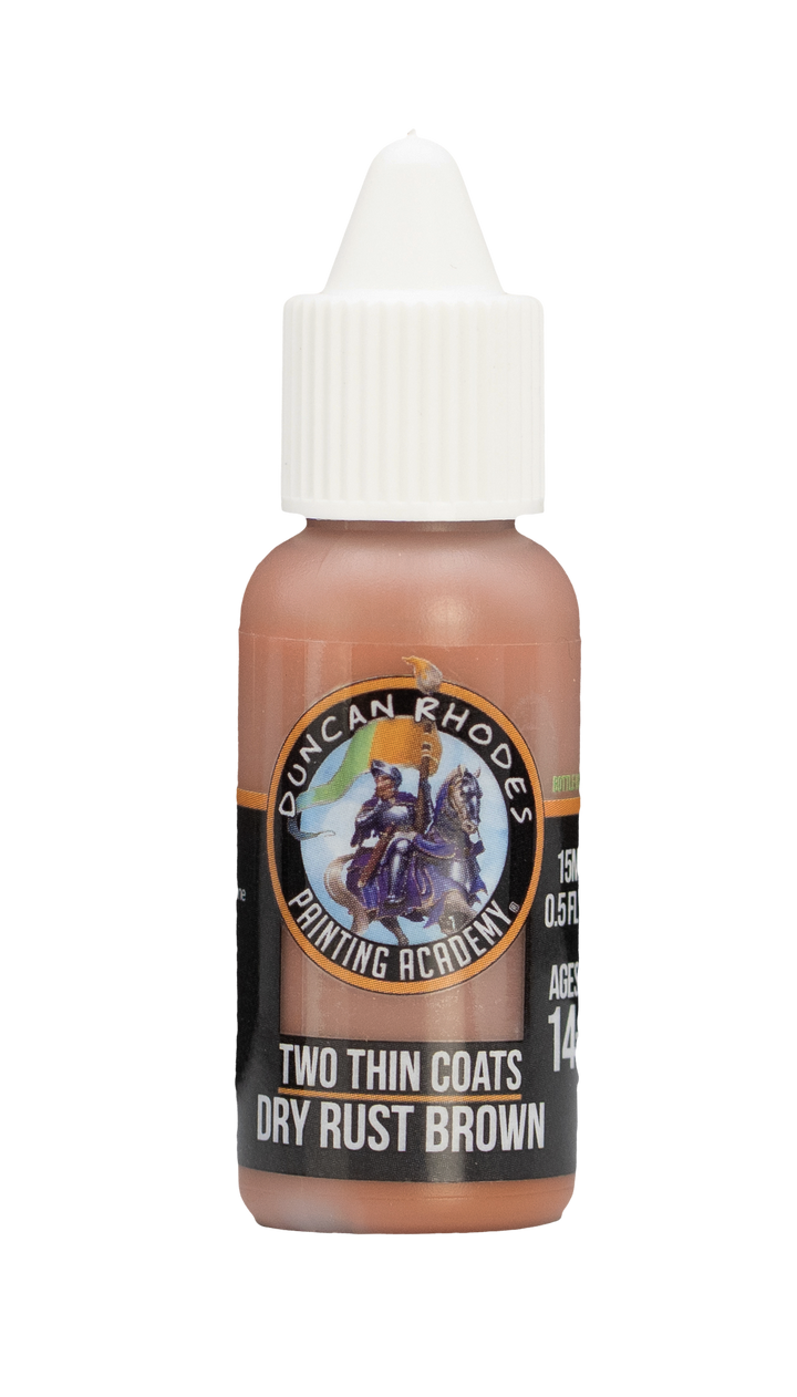 Two Thin Coats: Dry Rust Brown (116)