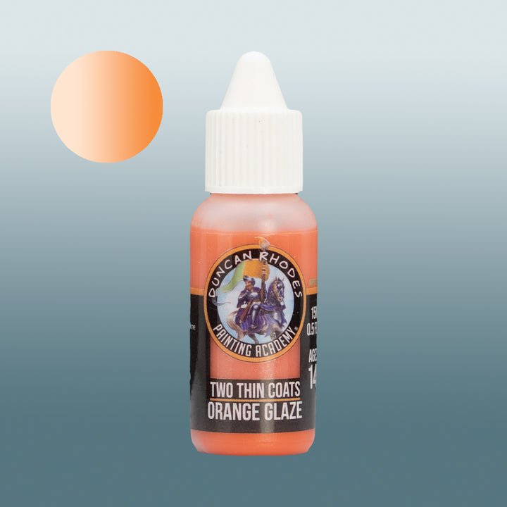 Two Thin Coats: Orange Glaze (142)