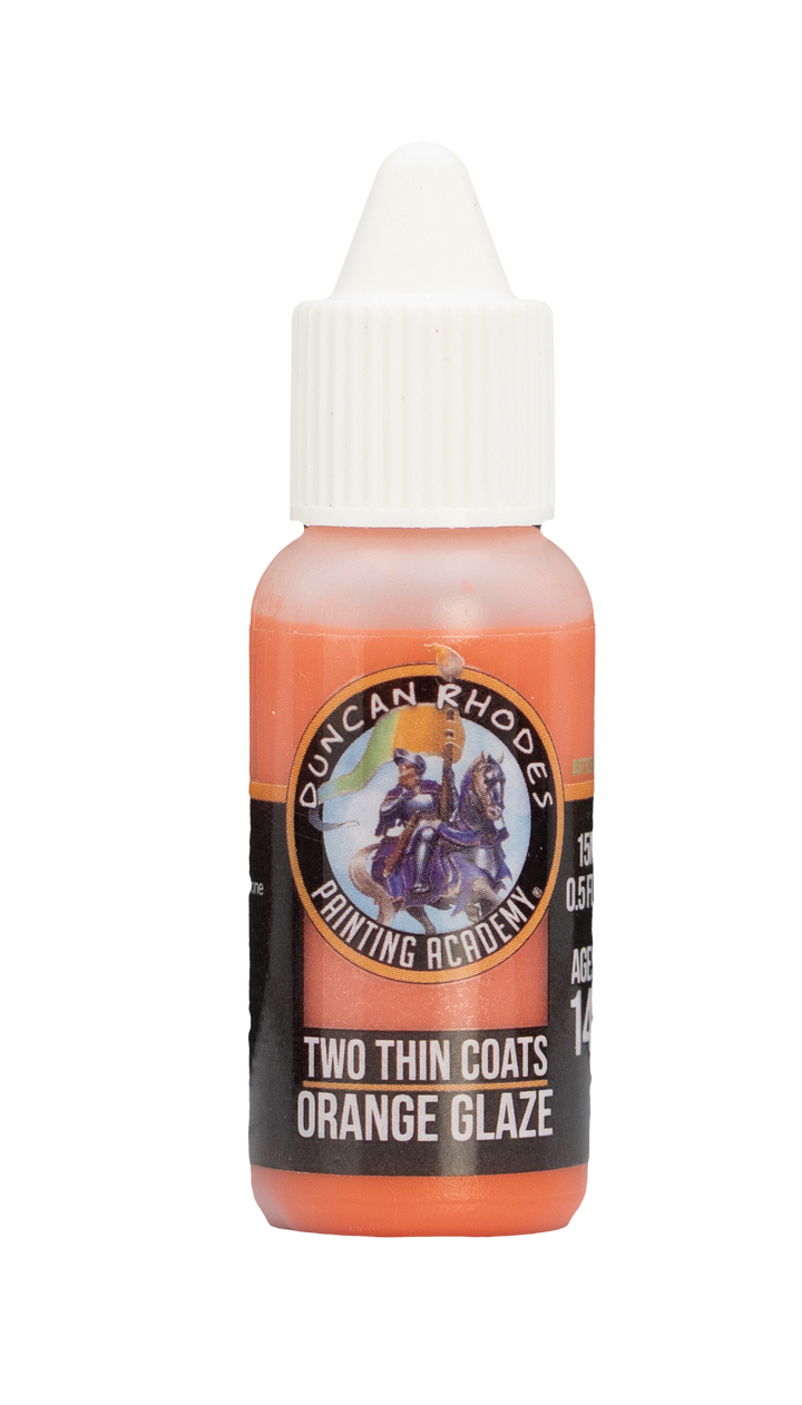 Two Thin Coats: Orange Glaze (142)