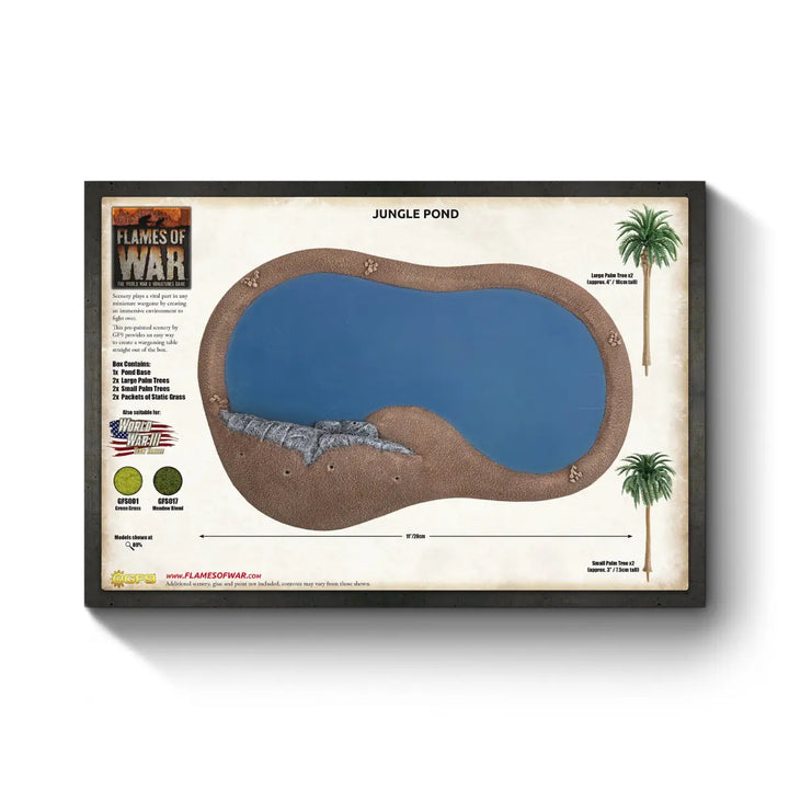 Flames of War: Features - Jungle Pond (x1) (BB257)