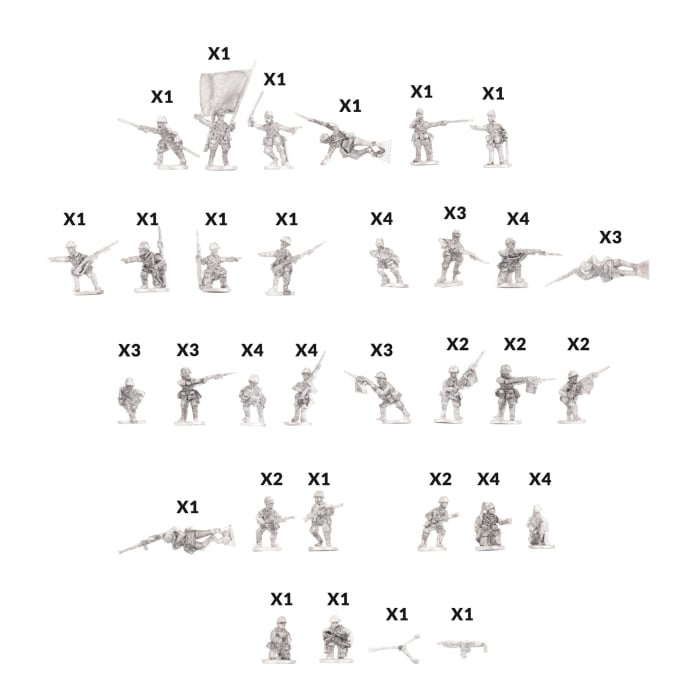 Flames of War: Infantry Platoon (JBX10)