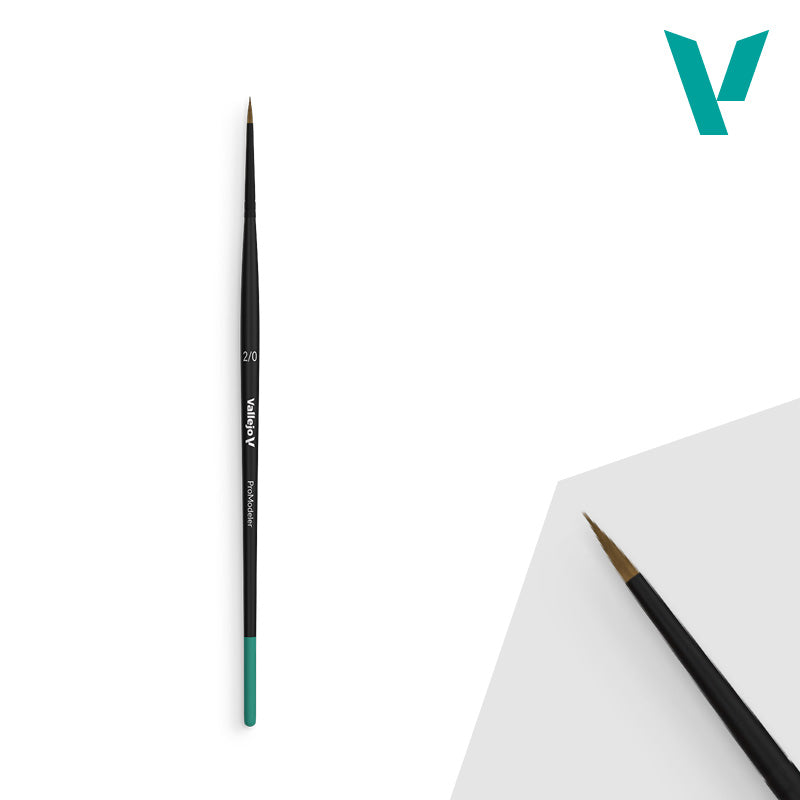 Vallejo Brushes: Pro Modeler No. 2/0 (B01020)