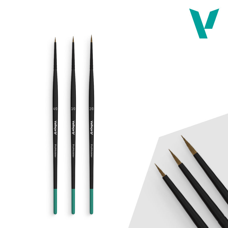 Vallejo Brush Sets: Pro Modeler - Definition Set (B01990)
