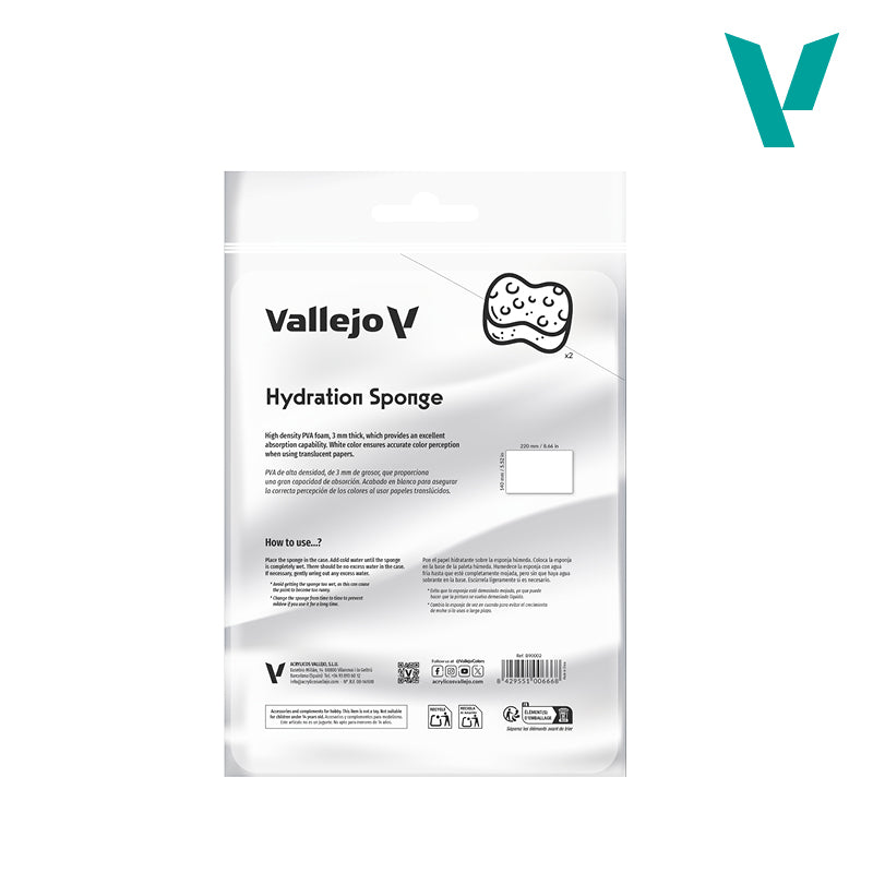 Vallejo Hydration Sponges (reusable) (B90002)