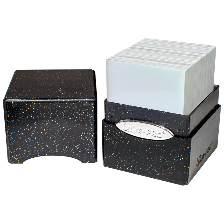 Glitter Satin Cube - Black (Ultra PRO)